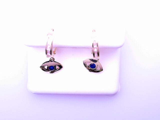 14 KARAT HUGGIE EARRINGS WEIGHT: 0.9G SIZE/ OTHER: