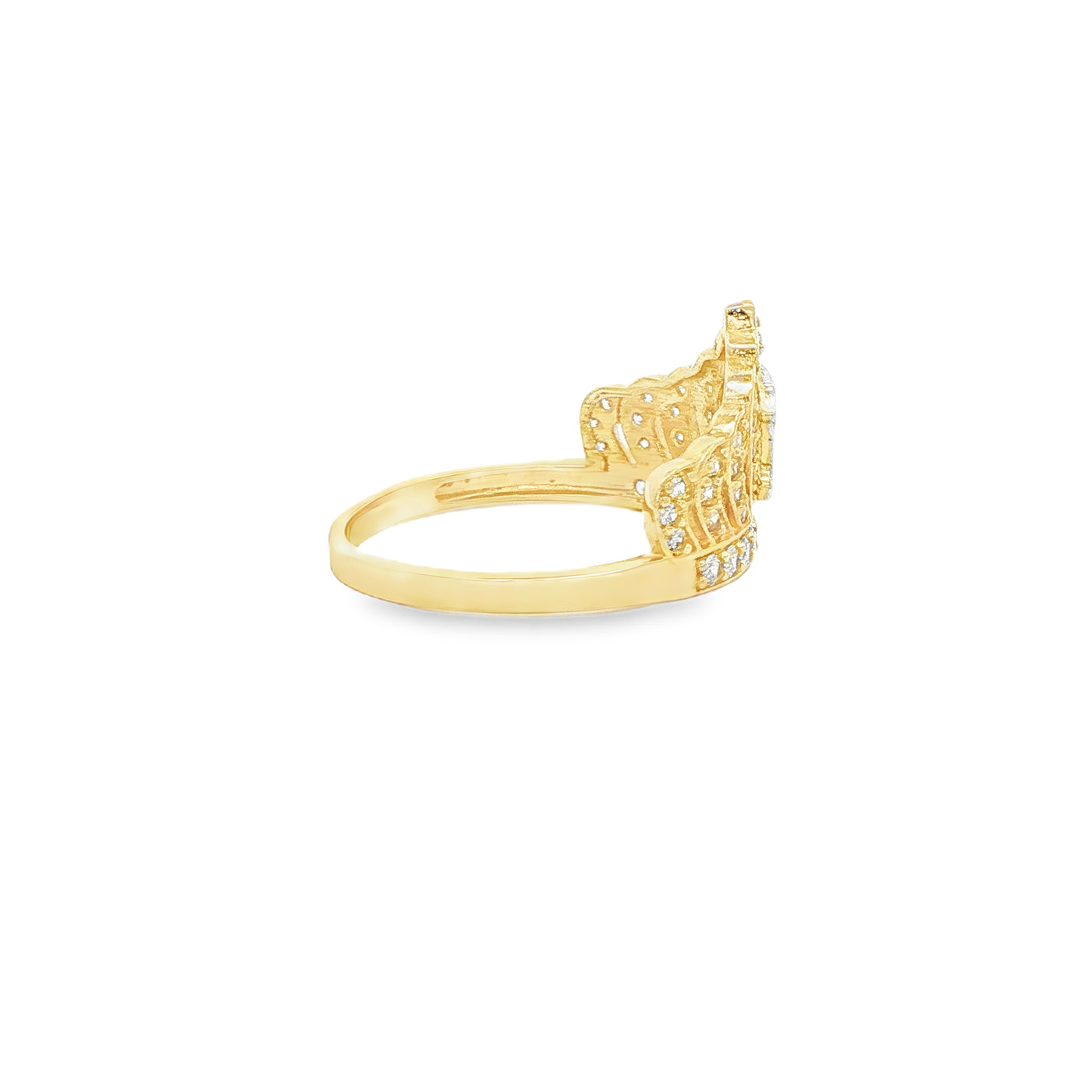 14 KARAT RING SIZE 7.25 WEIGHT: 2.6G : CZ QUINCE 1