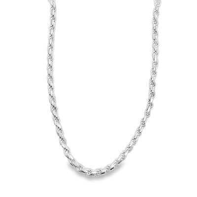 STERLING SILVER ROPE CHAIN