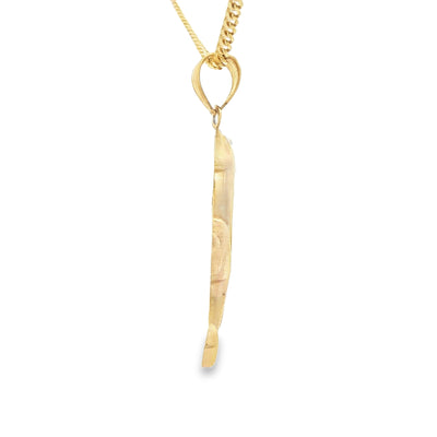 PENDANT 14KP 2.1G PANTHER POLISHED