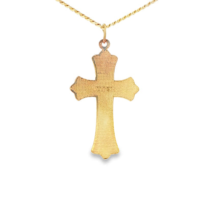 14 KARAT CHARM WEIGHT: 1.9G : CROSS BORN AGAIN