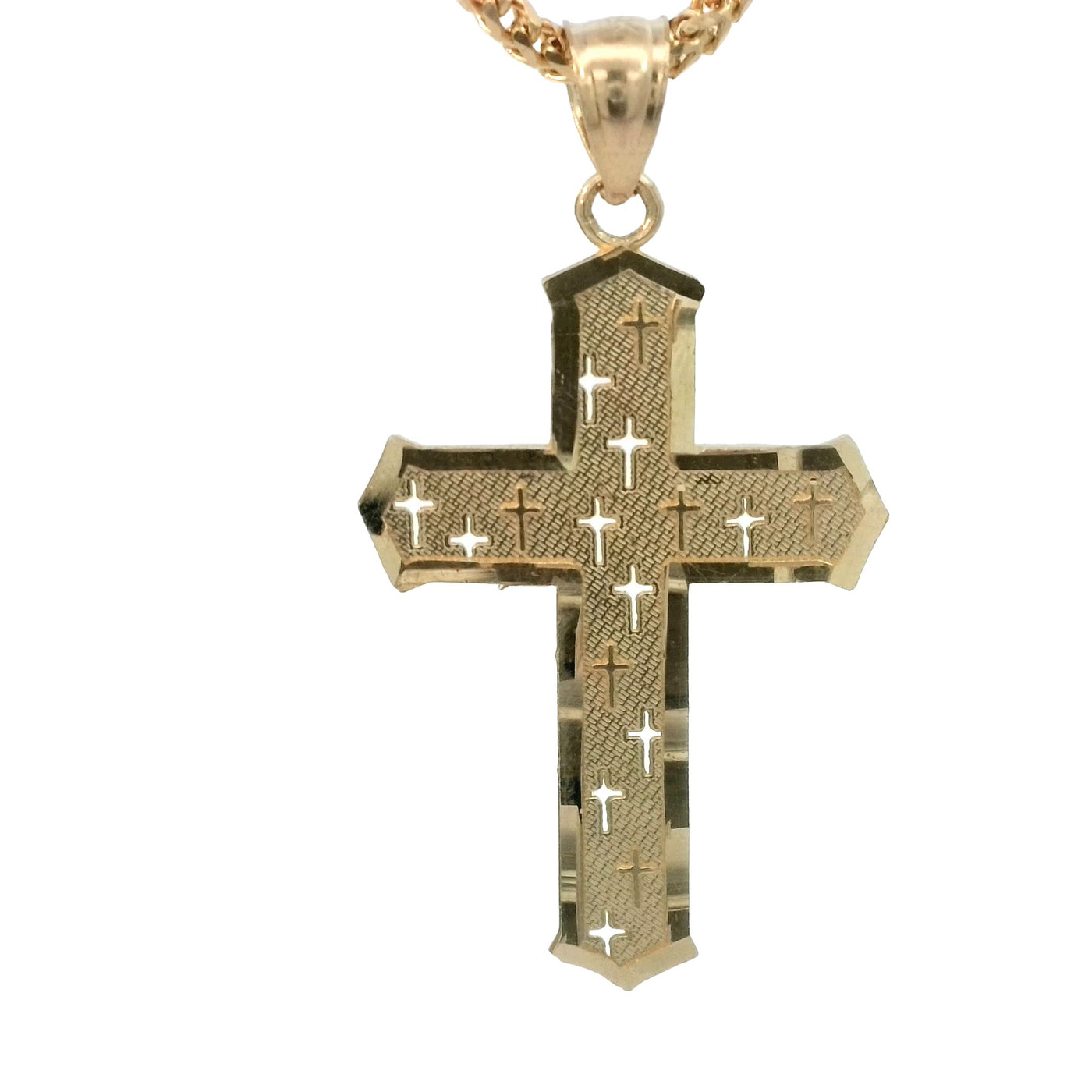 INSIDE CROSS PENDANT 14 KARAT WEIGHT: 1.5G