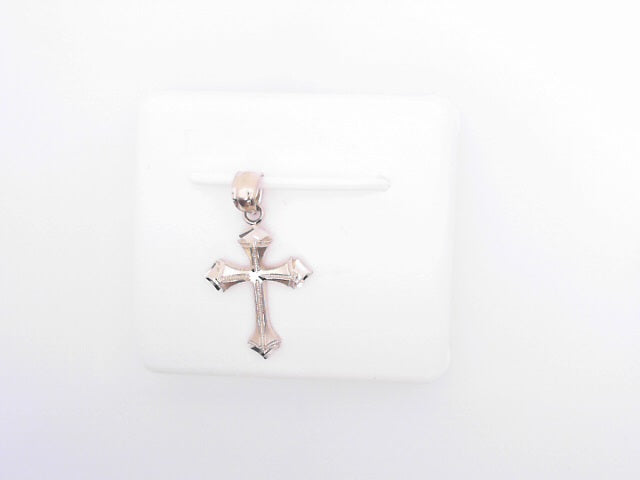 14 KARAT DIAMOND CUT CHARM WEIGHT: 0.7G
CROSS DC