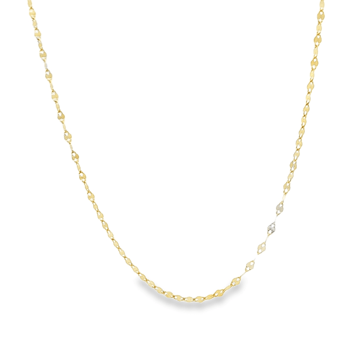 14 KARAT CHAIN TWISTED MIRROR