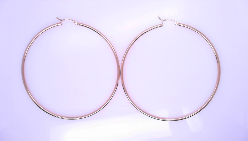14 KARAT HUGGIE EARRINGS WEIGHT: 0.9G SIZE/ OTHER: