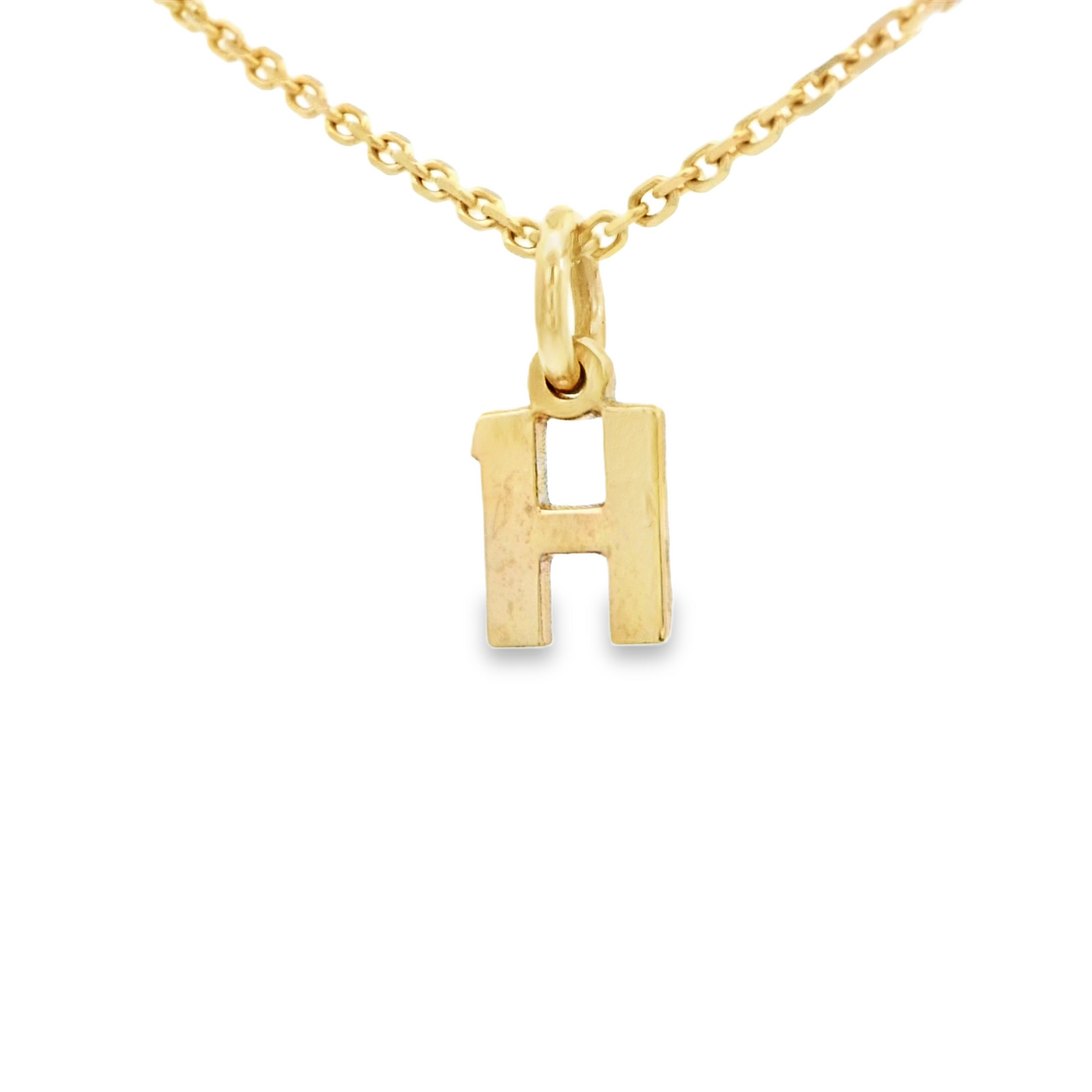 PENDANT 14K LETTER H