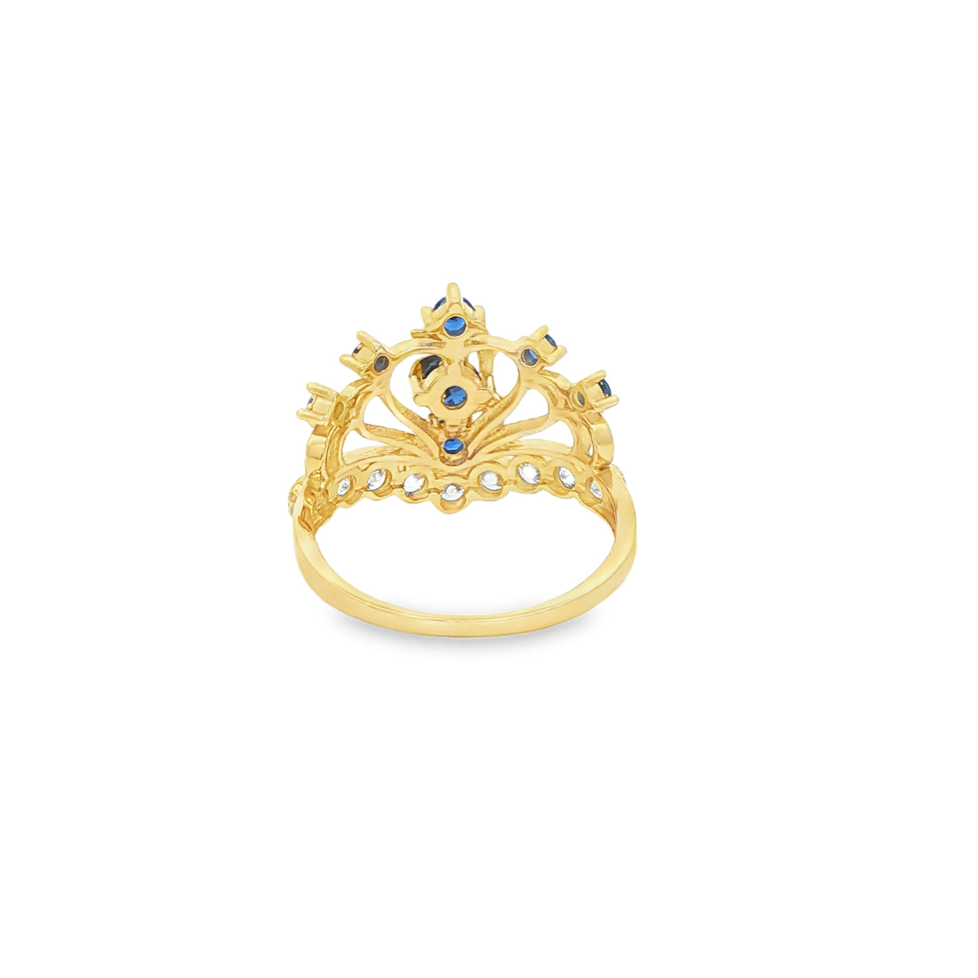 14 KARAT RING SIZE 7 WEIGHT: 3.1G : CZ QUINCE 15 C