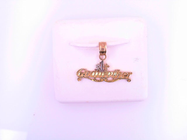 PENDANT 14K Godmother 0.8g #1 2TONE