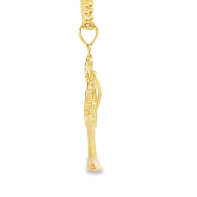 14 KARAT CHARM  SANTA MUERTE