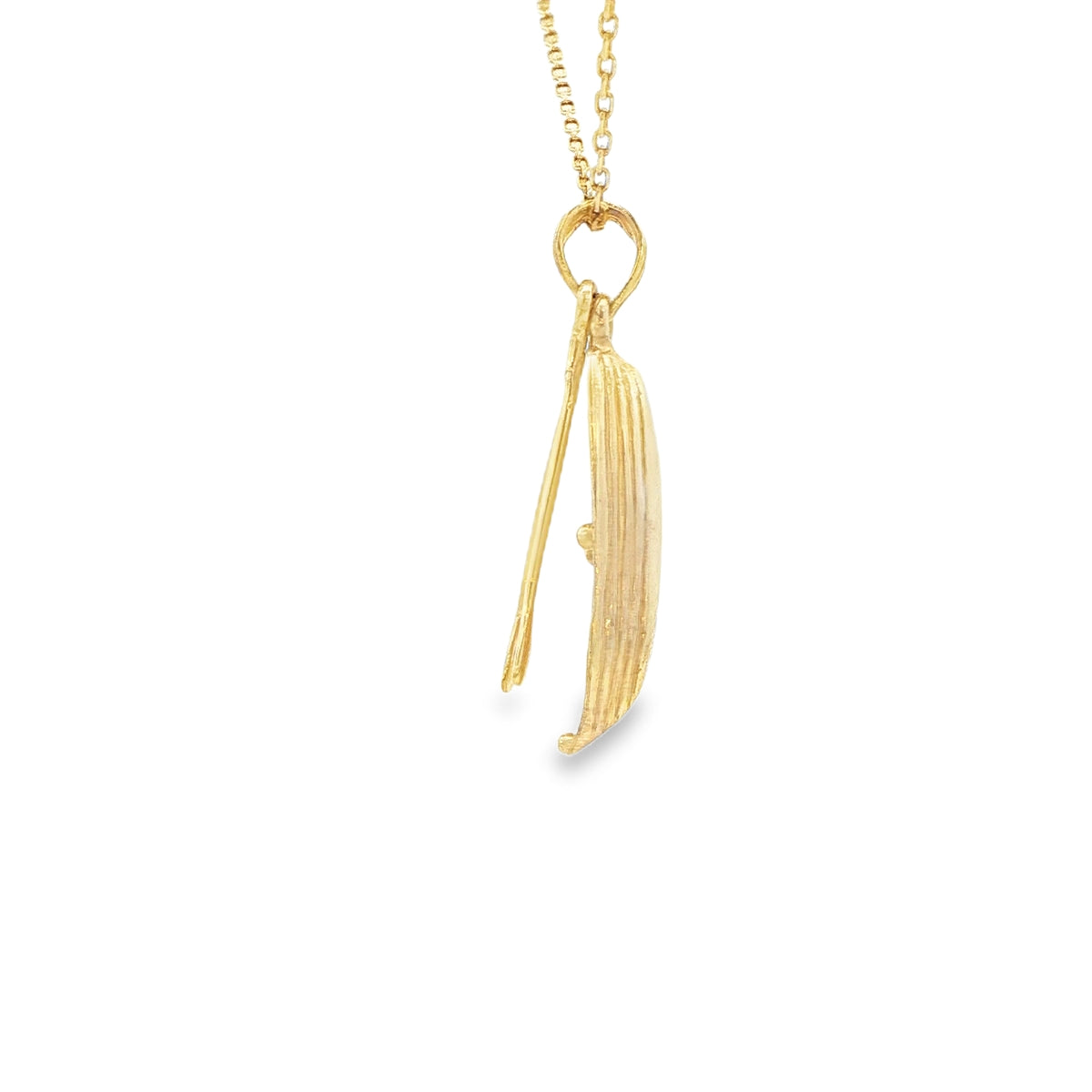 PENDANT 14K Canoe 2.5g Paddles