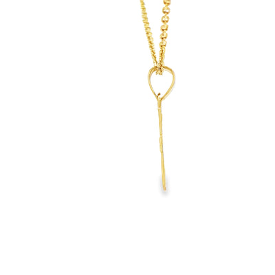 PENDANT 14K "I LOVE GOLF"