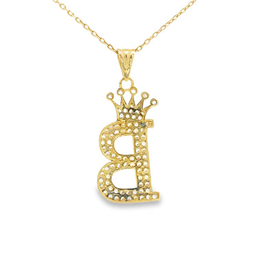 14KP B LTR CZ CROWN B LETTER