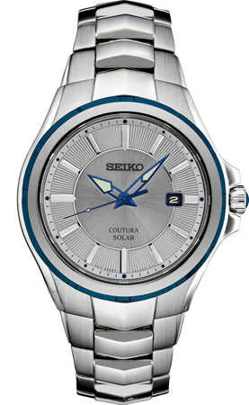 Seiko Men's SNE565 Coutura Solar Stainless Steel Watch