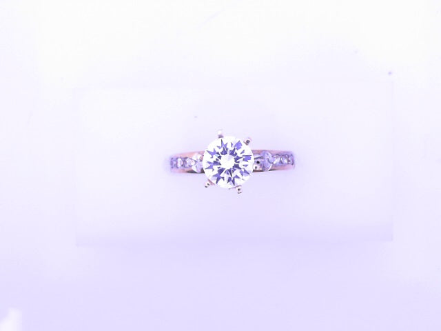 14 KARAT RING SIZE 7 WEIGHT: 2.3G
CZ SOLITAIRE RO