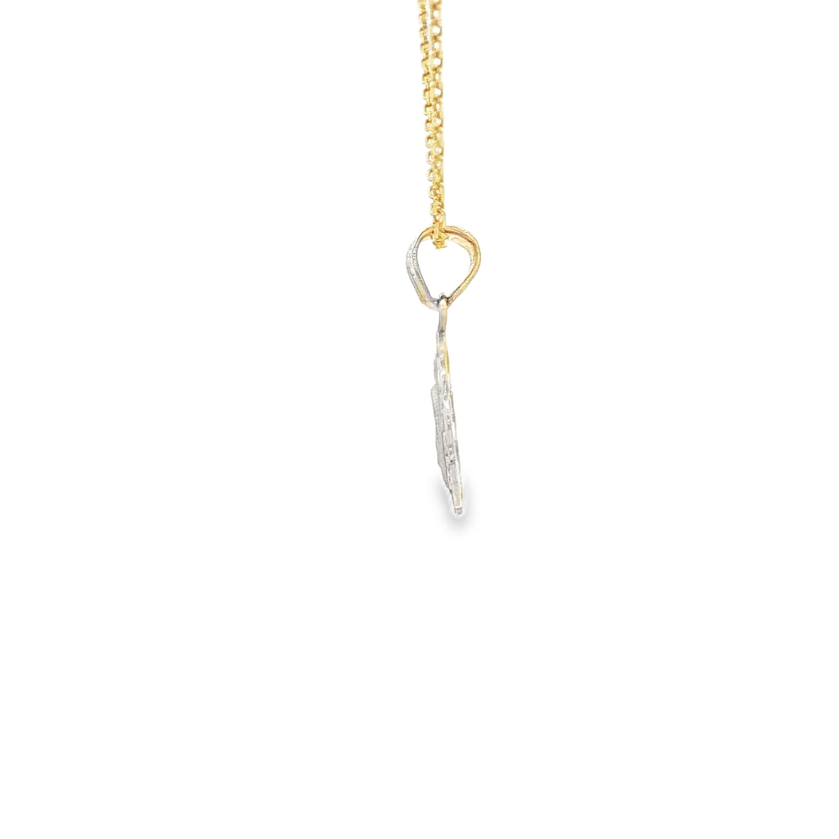 PENDANT 14K BAPTISM RECUERDO BAUTISMO SCALLOP