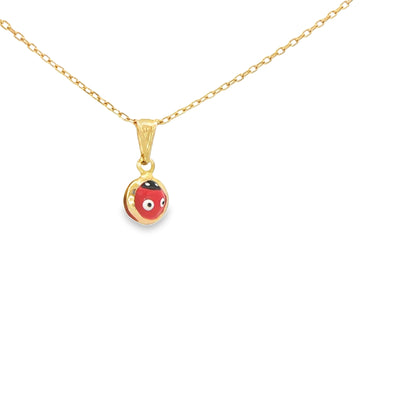 PENDANT 14 KARAT LADY BUG TINY