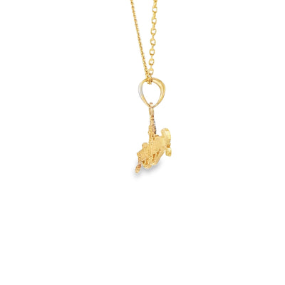 PENDANT 14K Godmother #1 2TONE