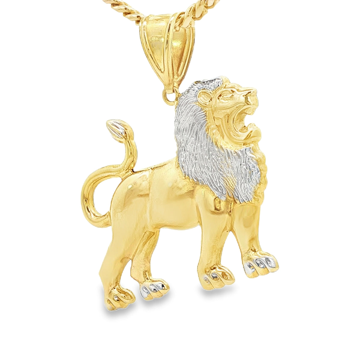 14 KARAT CHARM WEIGHT: 6.5G : LION FULL BODY