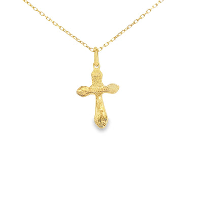14 KARAT CHARM CROSS JESUS