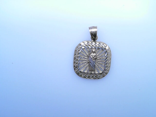 14K  PENDENT  4.1G SAINT ST JUDE DC CUBAN ITAL BOR