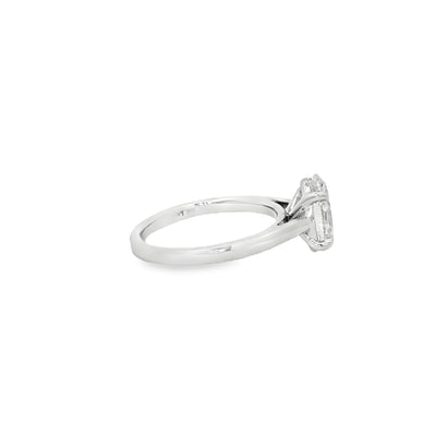 LABGROWN       14K WHITE ENGAGEMENT SOLITARY #7  D