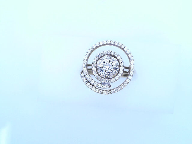 14 KARAT RING SIZE 6.75 WEIGHT: 3.0G
CZ FLOWER CL