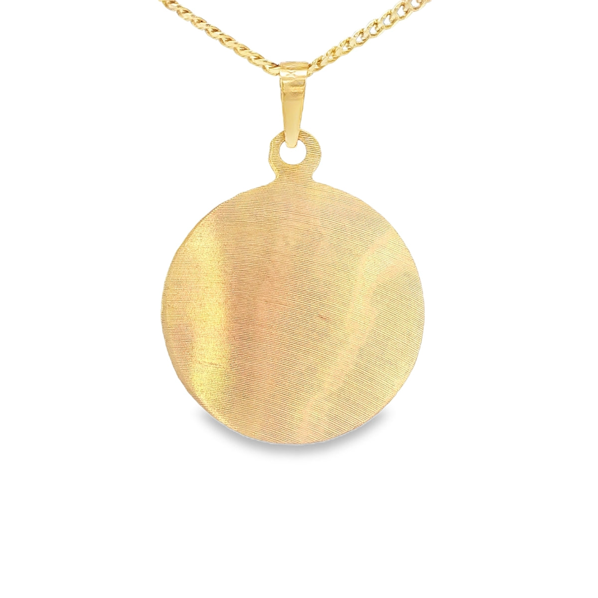 14K PENDENT  2.9G  GUADALUPE  GUADALUPE DC  3TONE