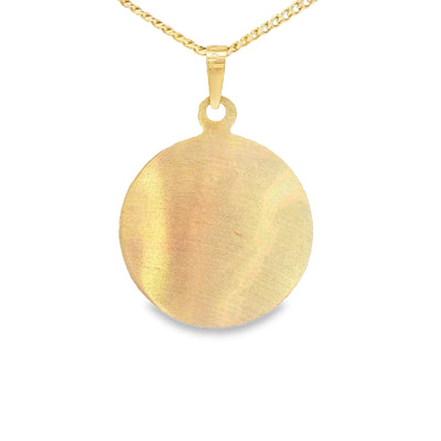 14K PENDENT  2.9G  GUADALUPE  GUADALUPE DC  3TONE