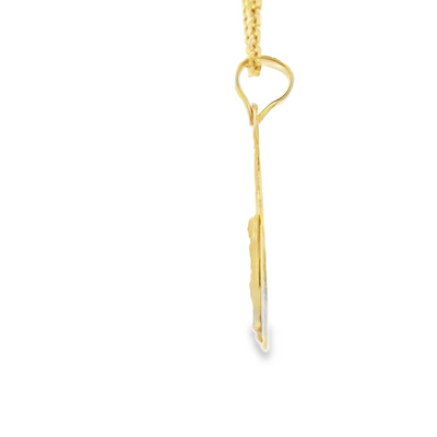 14KP Jesus DC TriGold Tear