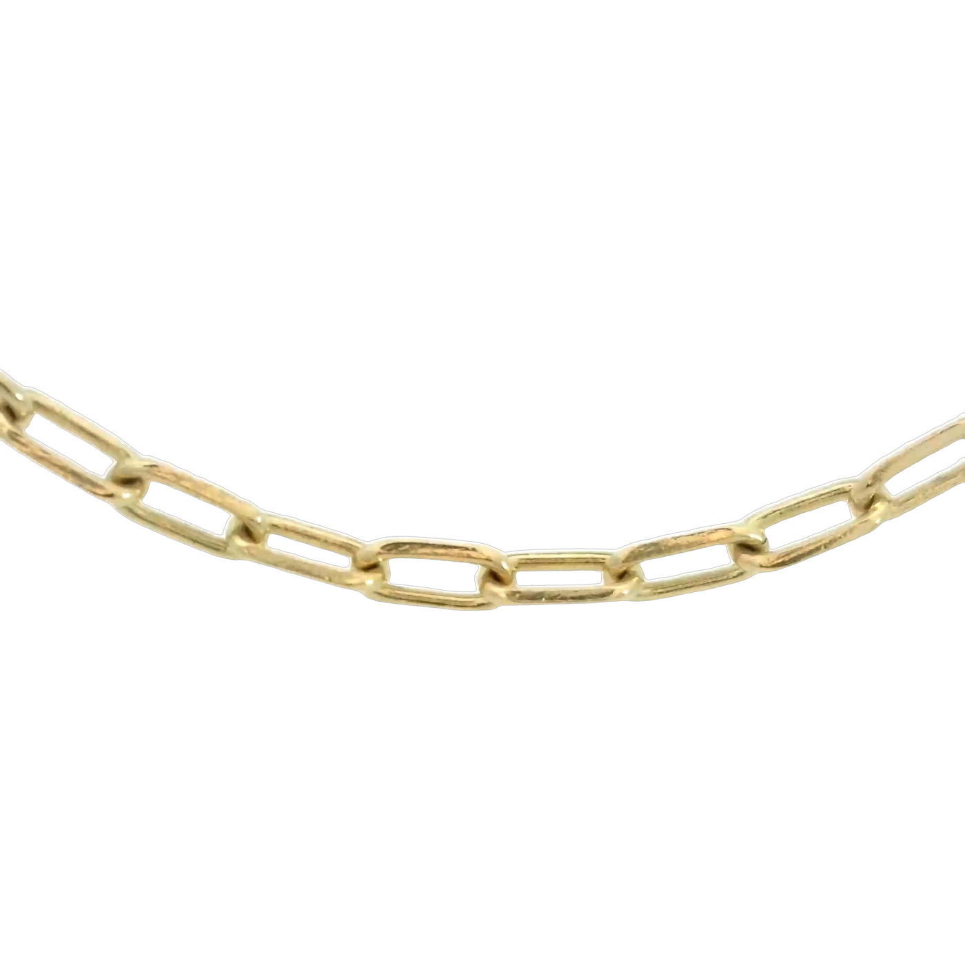 18K PAPERCLIP CHAIN