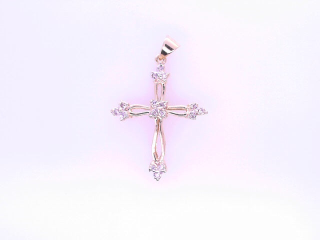 14 KARAT PENDANT WEIGHT: 3.5G : NATURAL DIAMOND CR