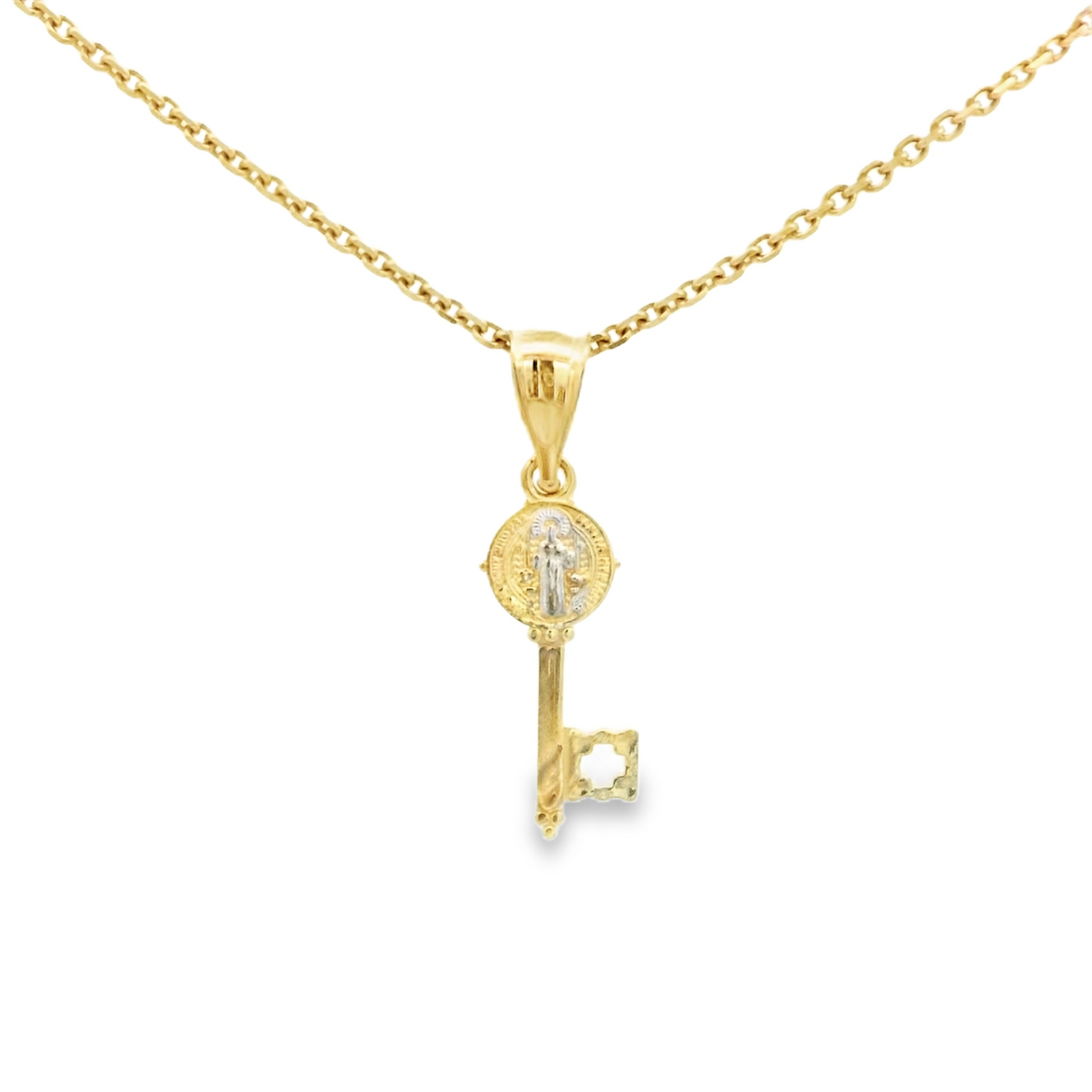 PENDANT 14K KEY SAN BENITO SMALL