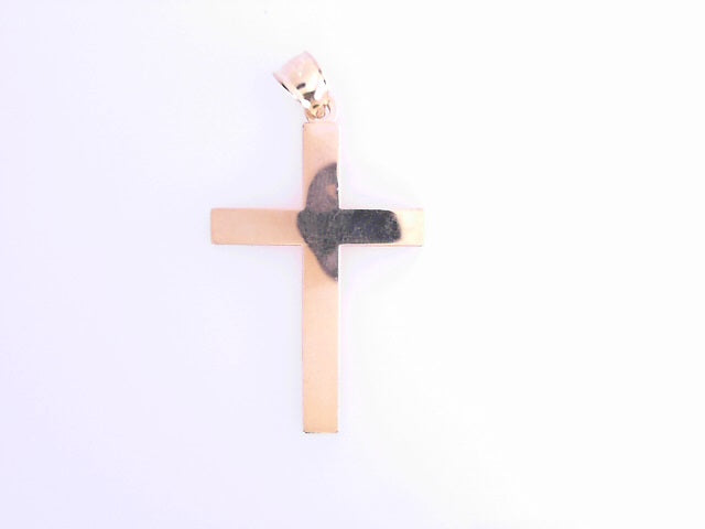 14 KARAT DIAMOND CUT CHARM WEIGHT: 0.9G
CROSS DC