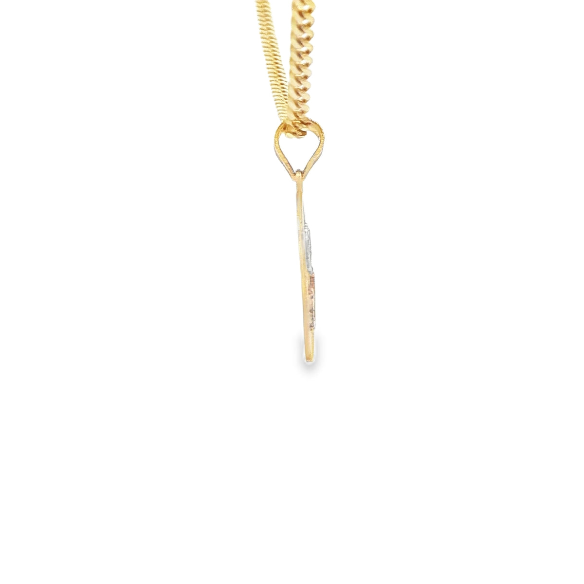 14K   PENDENT MEDAL 3TONE