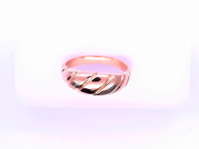 18 Karat Ring Size 6.5 Weight: 5G : 5.2MM RIBBED B