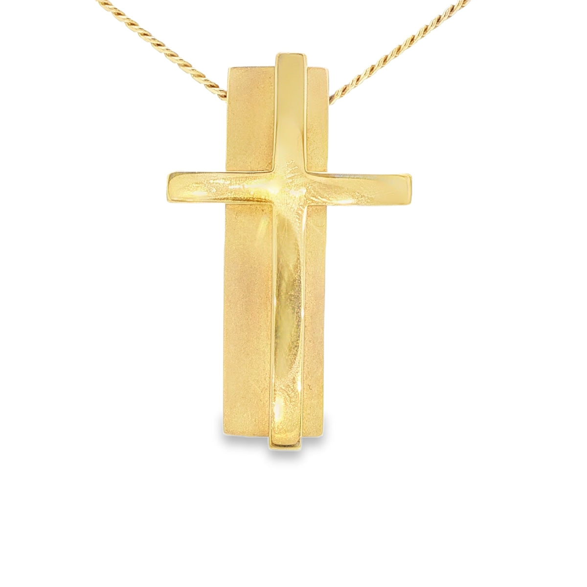 14KP Cross Fancy 6.8g Italian Box