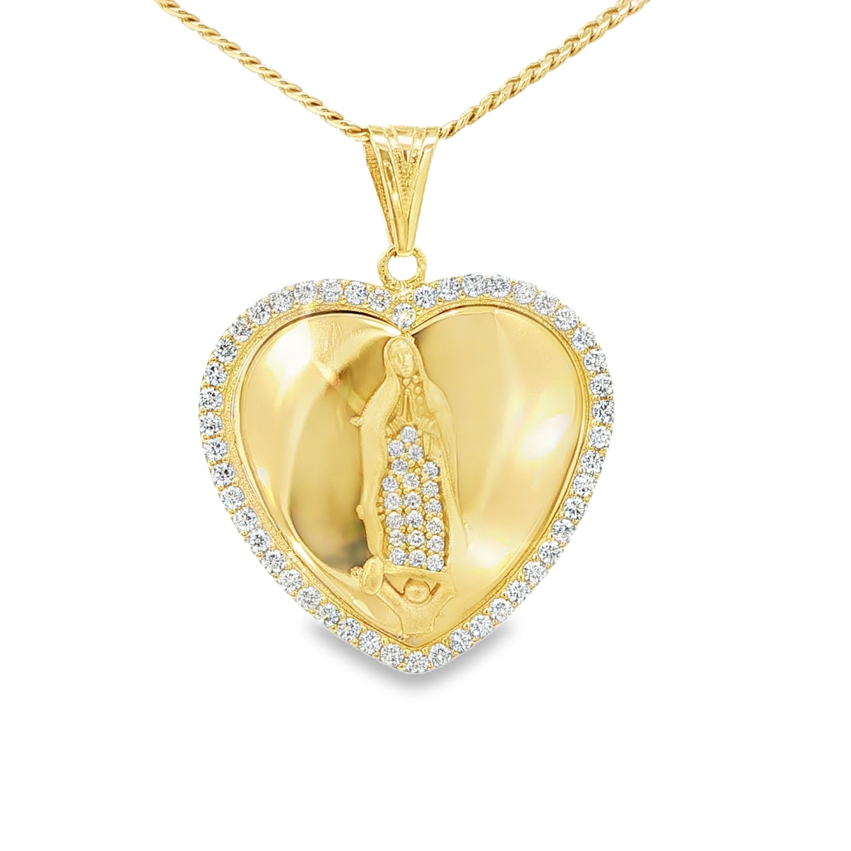 14KP Guadalupe 4.2g Cz Heart