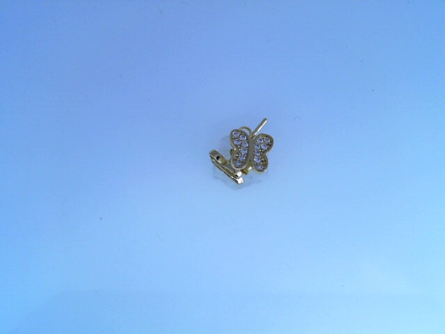 EARRINGS 14 KARAT WEIGHT: 1.3G BUTTERFLY STUD
SIZ