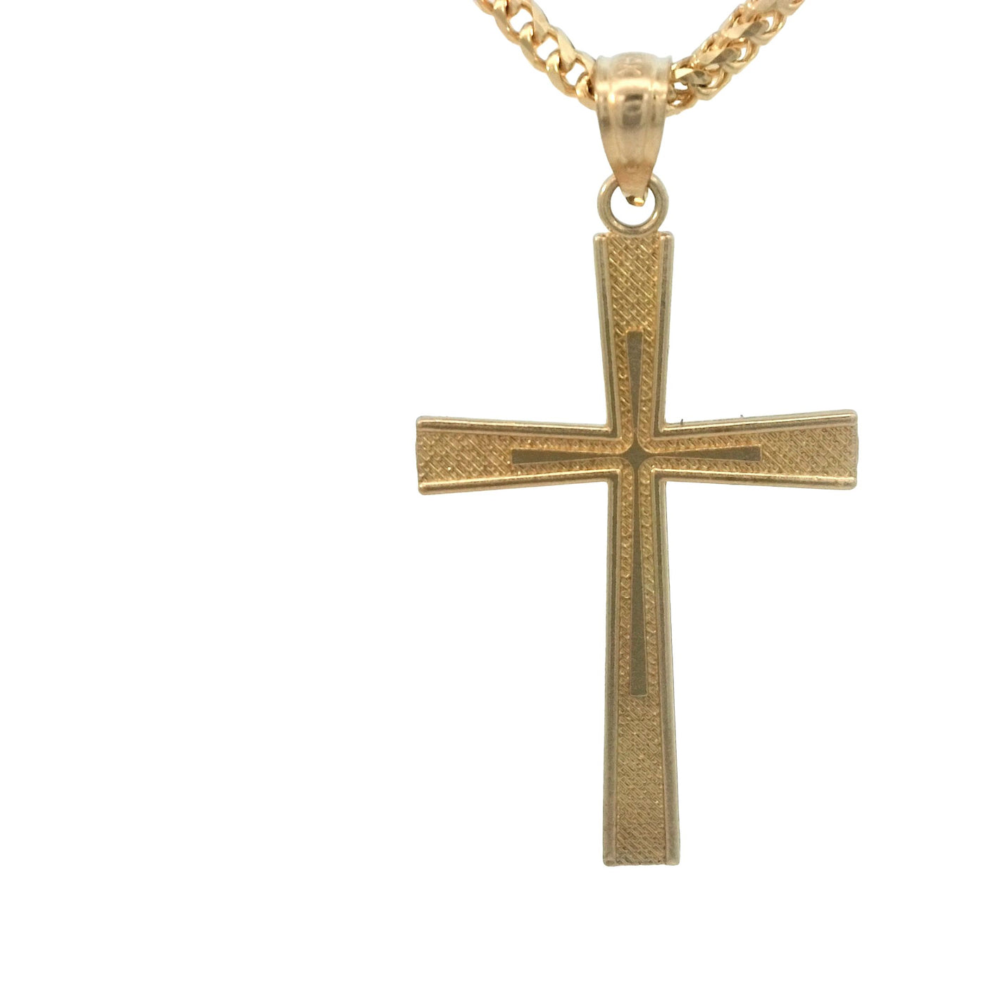 CROSS DC PENDANT 14 KARAT WEIGHT: 1.0G