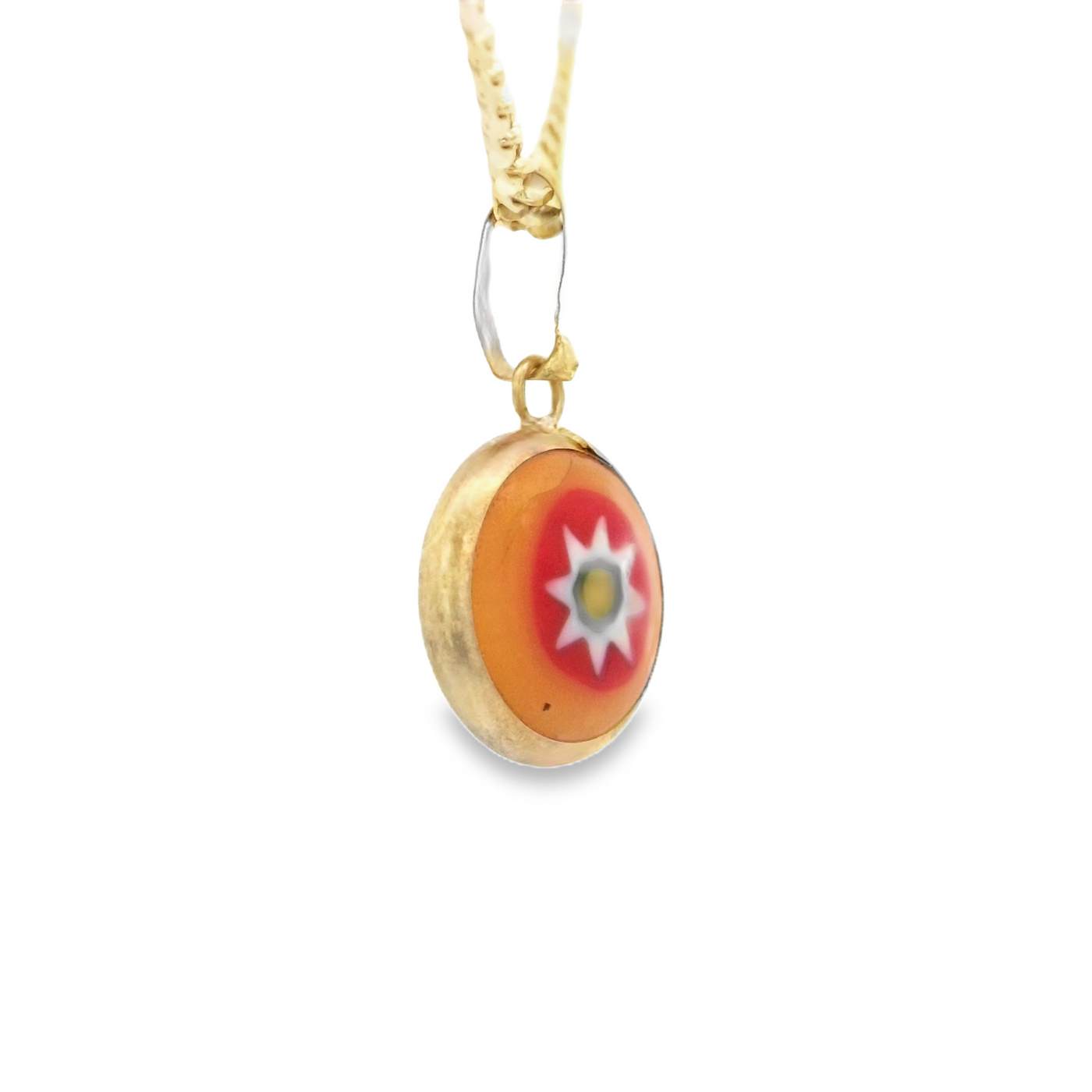 PENDANT 14K COLORFUL EYE