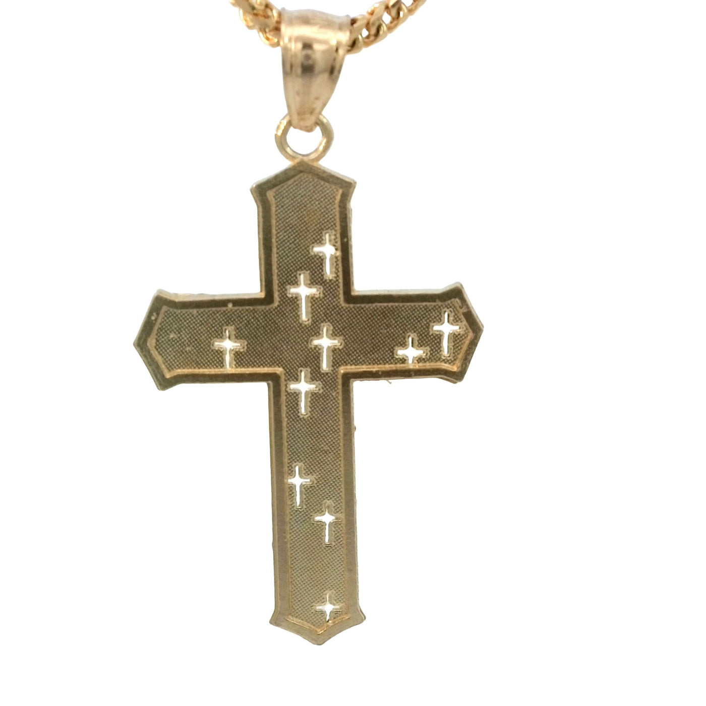 INSIDE CROSS PENDANT 14 KARAT WEIGHT: 1.5G