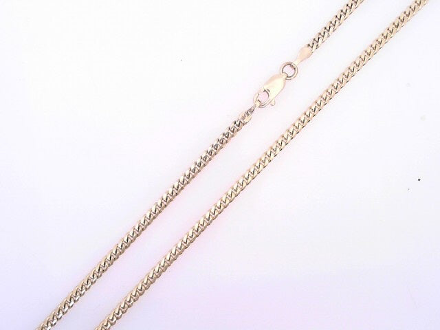 14 KARAT CUBAN ITALIAN CURB CHAIN LENGTH: 20 WEIGH