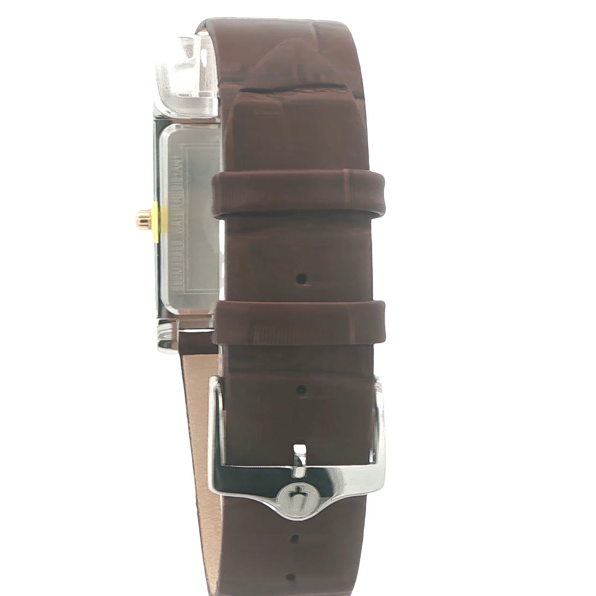 TWO-TONE : SILVER RECTANGLE SLIM MOVEMET BULOVA