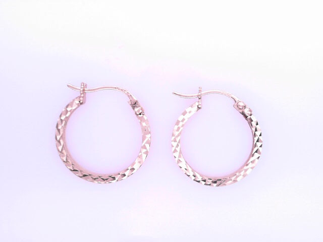 14 KARAT HUGGIE EARRINGS WEIGHT: 0.9G SIZE/ OTHER: