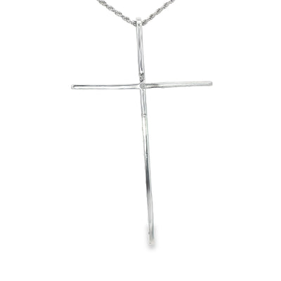 PENDANT 14 KARAT WEIGHT 2.2G BLACK DIAMOND CROSS