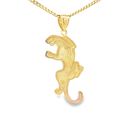 PENDANT 14KP 2.1G PANTHER POLISHED