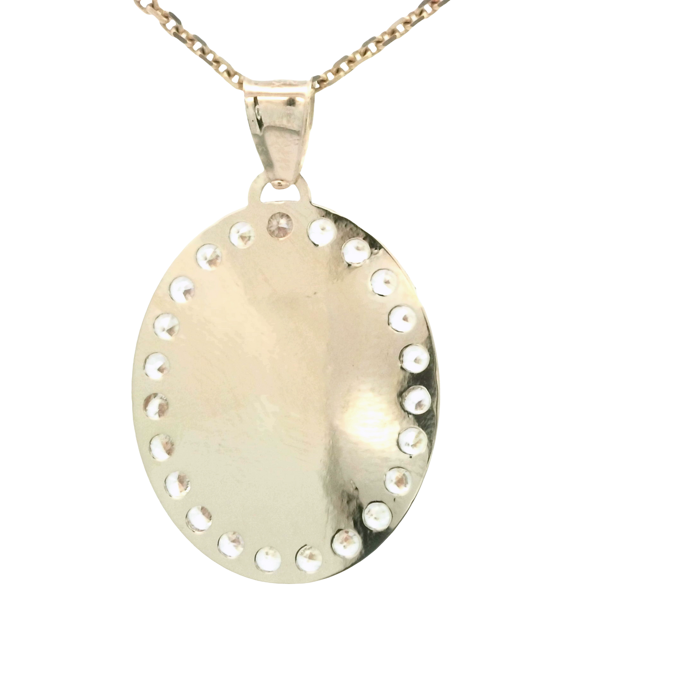 14KP SANTA BARBARA CZ OVAL