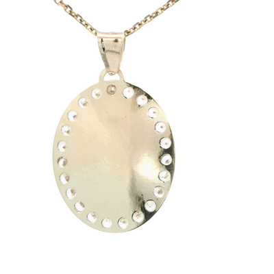 14KP SANTA BARBARA CZ OVAL