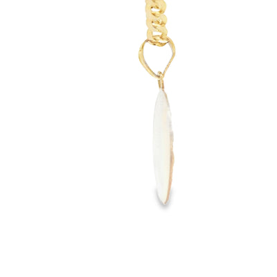 14 KARAT CHARM WEIGHT: 2.5 : GUADALUPE ROUND DC ST