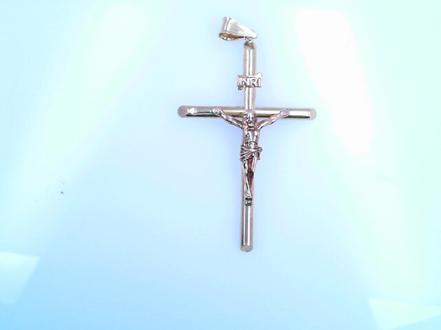 14KP 2TONE JESUS CROSS 2.8G CROSS